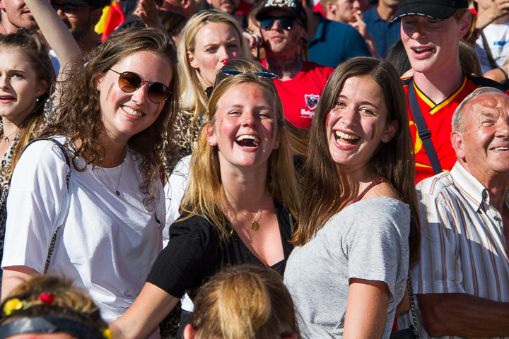 Sfeerbeelden Belgie-Engeland @ Huyndai Fan Park Antwerpen, foto 39, foto's door Marc Verdonck - FrontView Magazine
