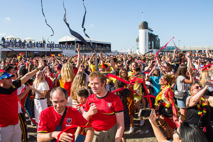 Sfeerbeelden Belgie-Engeland @ Huyndai Fan Park Antwerpen, foto 42, foto's door Marc Verdonck - FrontView Magazine