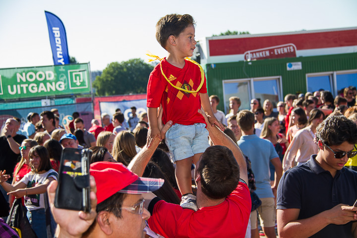 Sfeerbeelden Belgie-Engeland @ Huyndai Fan Park Antwerpen, foto 45, foto's door Marc Verdonck - FrontView Magazine