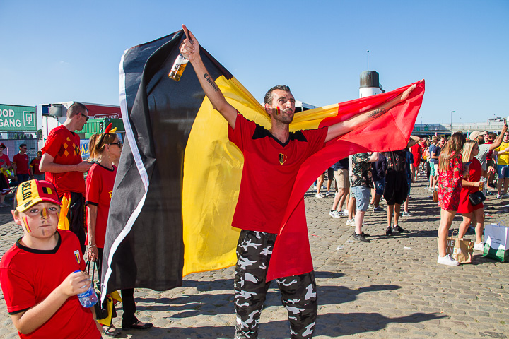 Sfeerbeelden Belgie-Engeland @ Huyndai Fan Park Antwerpen, foto 50, foto's door Marc Verdonck - FrontView Magazine