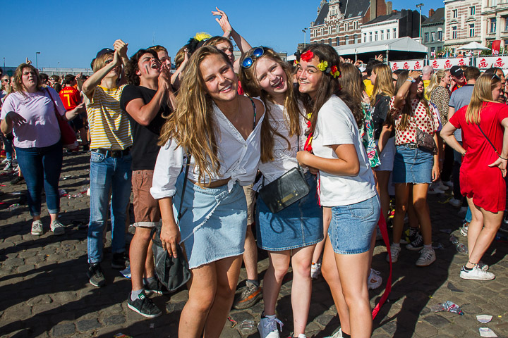 Sfeerbeelden Belgie-Engeland @ Huyndai Fan Park Antwerpen, foto 53, foto's door Marc Verdonck - FrontView Magazine
