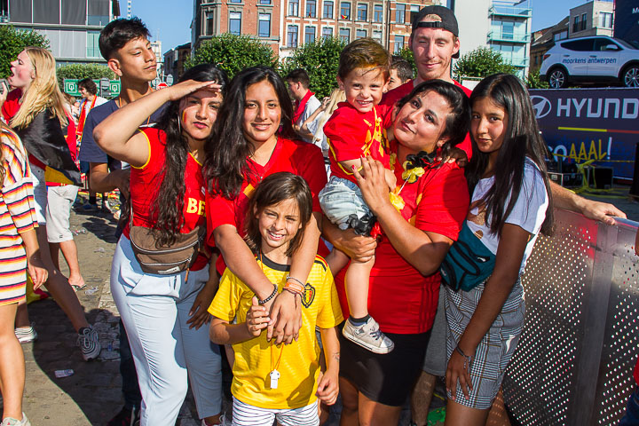 Sfeerbeelden Belgie-Engeland @ Huyndai Fan Park Antwerpen, foto 54, foto's door Marc Verdonck - FrontView Magazine