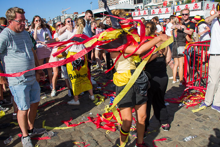 Sfeerbeelden Belgie-Engeland @ Huyndai Fan Park Antwerpen, foto 55, foto's door Marc Verdonck - FrontView Magazine