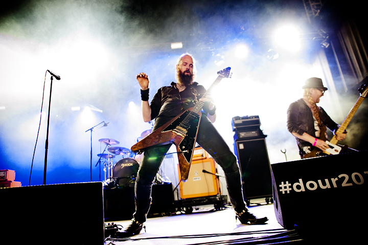 Sólstafir @ Dour Festival 2018, picture 2, photographed by Magali Decamps - FrontView Magazine