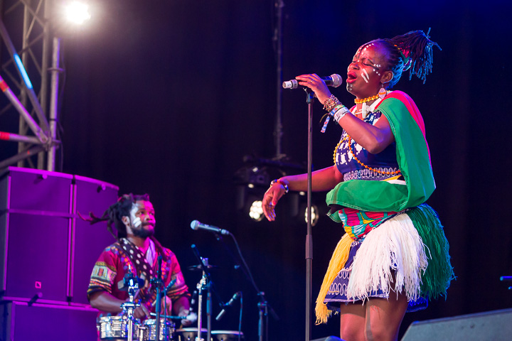 Timbila Muzimba @ Sfinks Mixed 2018, picture 2, photographed by Marc Verdonck - FrontView Magazine