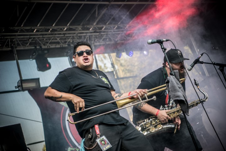 Voodoo Glow Skulls @ Brakrock, picture 3, photographed by Luc Luyten - FrontView Magazine