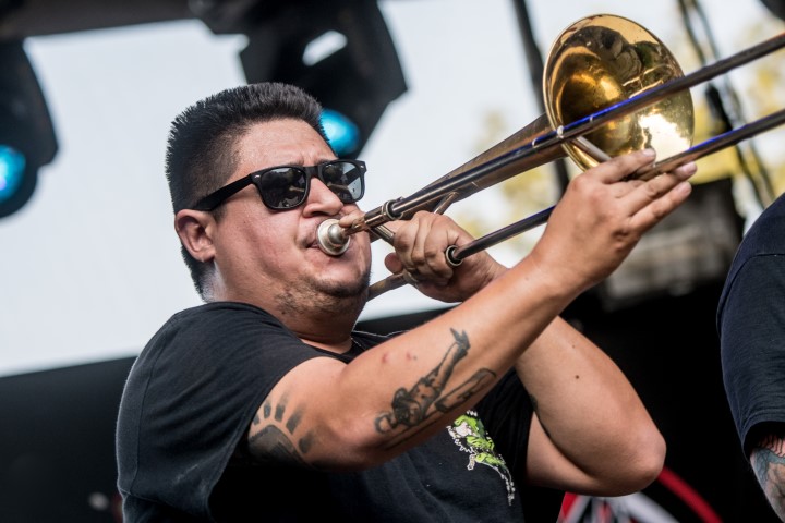 Voodoo Glow Skulls @ Brakrock, picture 9, photographed by Luc Luyten - FrontView Magazine