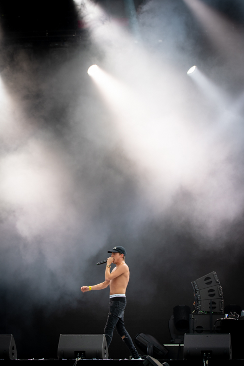 Lil Kleine @ Lokerse Feesten, foto 7, foto's door Tim Delmoitie - FrontView Magazine