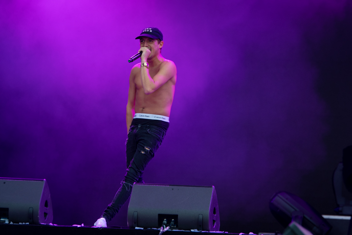 Lil Kleine @ Lokerse Feesten, foto 8, foto's door Tim Delmoitie - FrontView Magazine