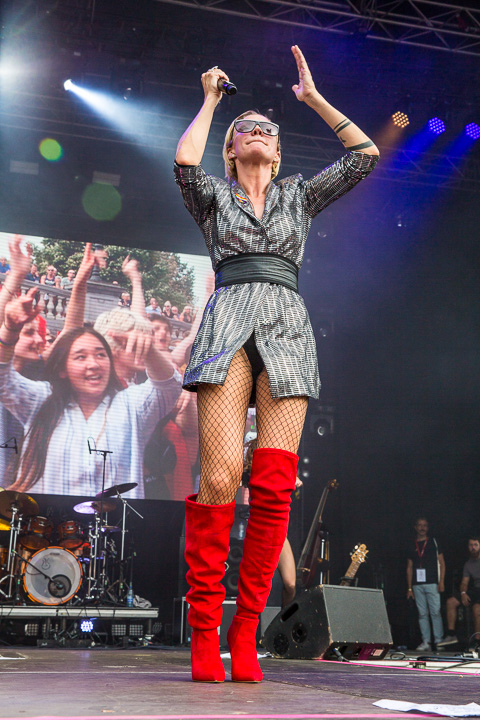 Kate Ryan @ Antwerp Pride Closing Festival, picture 1, photographed by Marc Verdonck - FrontView Magazine