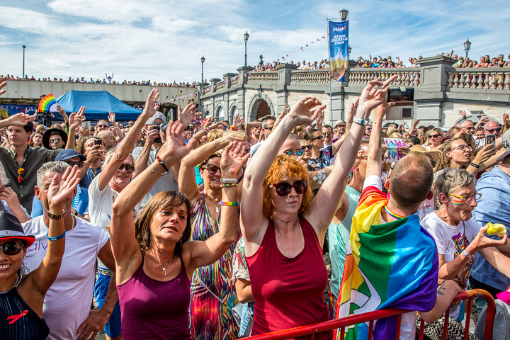 Niels Destadsbader @ Antwerp Pride Closing Festival, picture 15, photographed by Marc Verdonck - FrontView Magazine