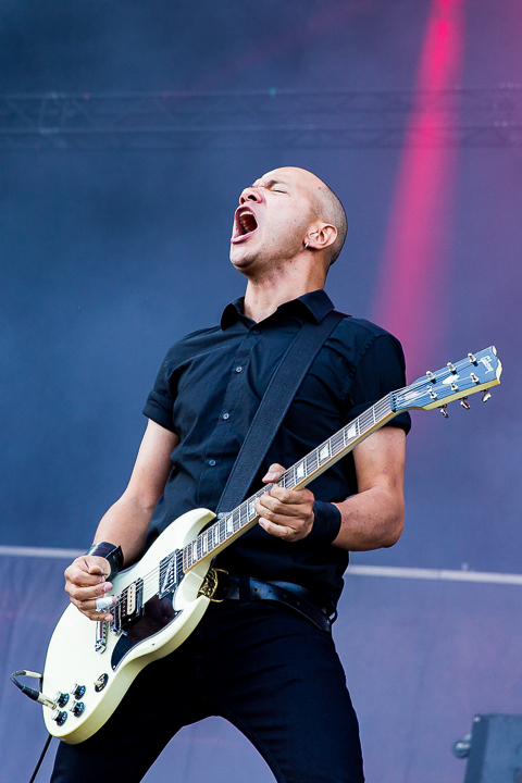 Danko Jones @ Summer Breeze, foto 4, foto's door Dorien Goetschalckx - FrontView Magazine