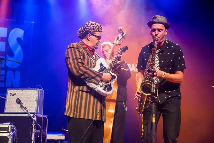 Little Victor & Band @ Blues in Schoten, picture 3, photographed by Marc Verdonck - FrontView Magazine