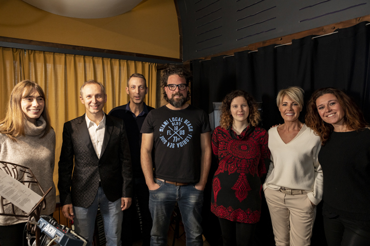 Opnames "Je bent niet alleen" - De grote wens band, foto 12, foto's door Frank Lambrechts - FrontView Magazine
