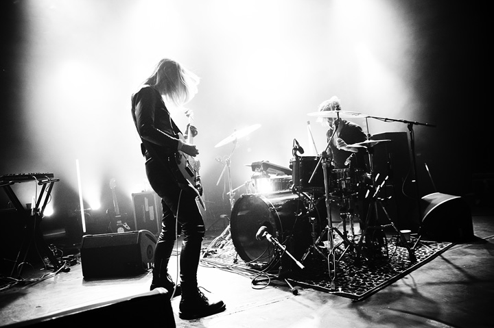 Blood Red Shoes @ Botanique, foto 5, foto's door Magali Decamps - FrontView Magazine