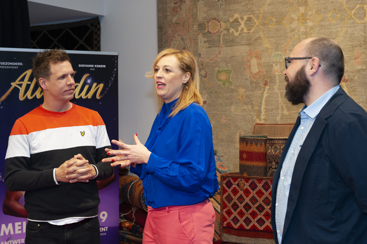Persconferentie Aladdin @ Ashtari Oriental Carpets, picture 3, photographed by Sandra Van Watermeulen - FrontView Magazine