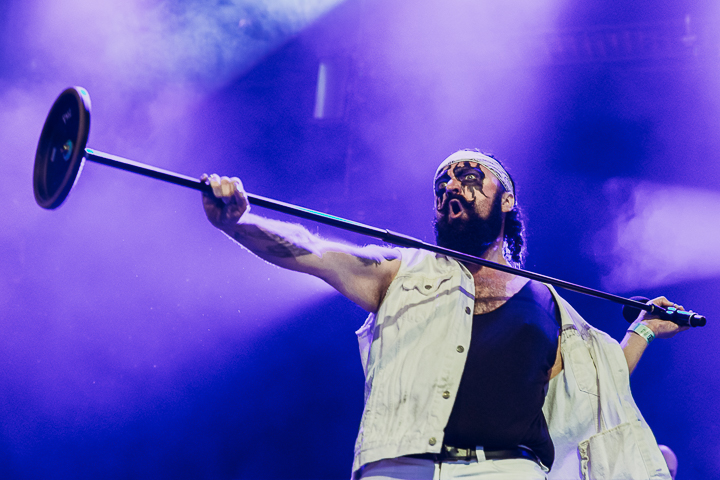 Hank Von Hell @ Groezrock 2019, picture 4, photographed by Dorien Goetschalckx - FrontView Magazine