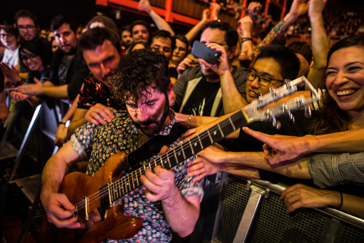 Foals @ Ancienne Belgique, picture 3, photographed by Dieter  Boone - FrontView Magazine