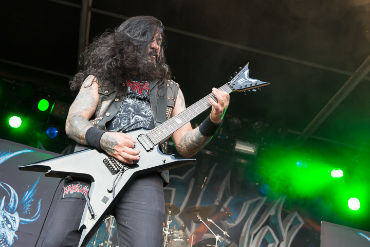 Krisiun (BR) @ Antwerp Metal Fest 2019, picture 9, photographed by Marc Verdonck - FrontView Magazine