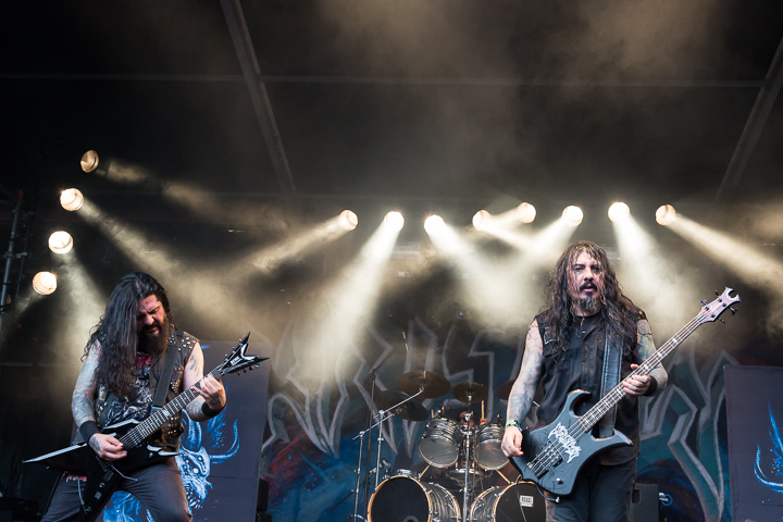 Krisiun (BR) @ Antwerp Metal Fest 2019, picture 19, photographed by Marc Verdonck - FrontView Magazine