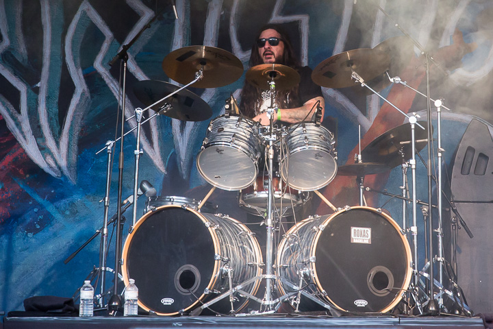 Krisiun (BR) @ Antwerp Metal Fest 2019, picture 21, photographed by Marc Verdonck - FrontView Magazine