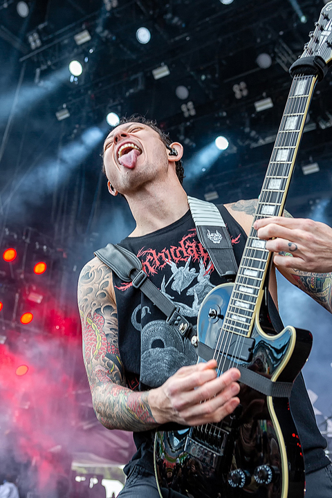 Trivium @ Rock Am Ring 2019, foto 1, foto's door Edwin Houdevelt - FrontView Magazine