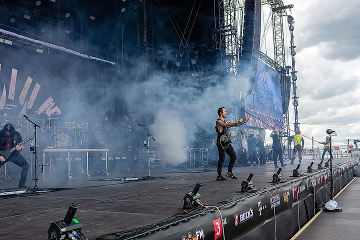 Trivium @ Rock Am Ring 2019, foto 3, foto's door Edwin Houdevelt - FrontView Magazine
