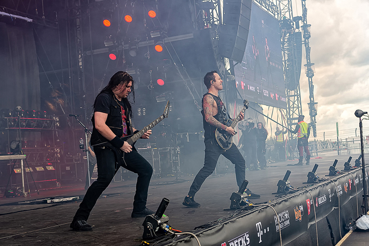 Trivium @ Rock Am Ring 2019, foto 4, foto's door Edwin Houdevelt - FrontView Magazine