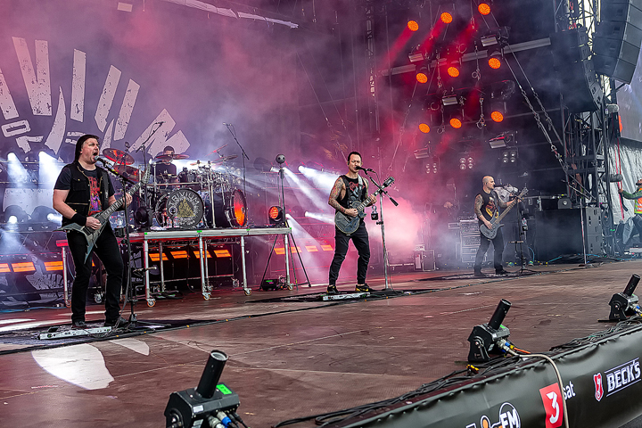 Trivium @ Rock Am Ring 2019, foto 8, foto's door Edwin Houdevelt - FrontView Magazine