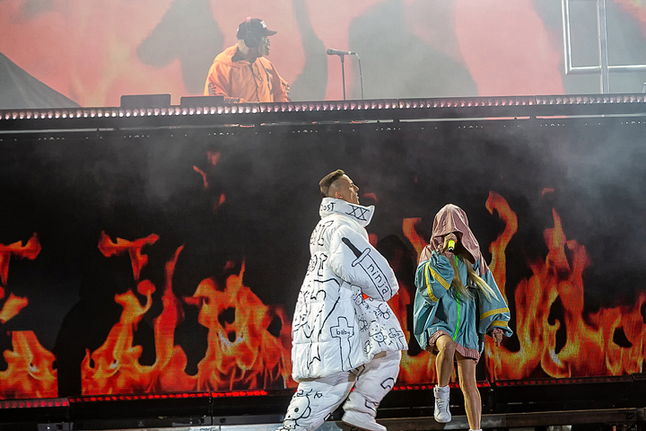 Die Antwoord @ Rock Am Ring 2019, foto 24, foto's door Edwin Houdevelt - FrontView Magazine