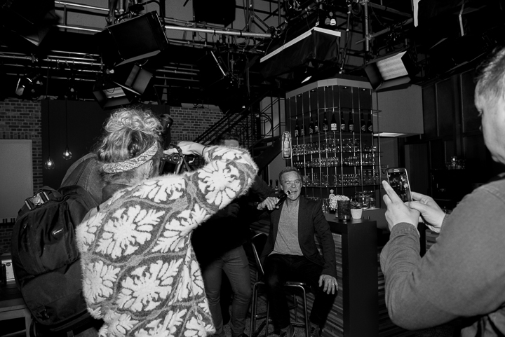 Acteurs van Buren op bezoek bij Thuis @ Studio's in Leuven, foto 19, foto's door Bart Baevegems - FrontView Magazine