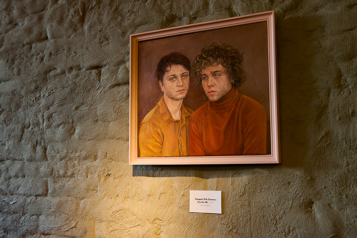 'Cry For Me' Original Painting @ Compact Disk Dummies, foto 10, foto's door Bart Baevegems - FrontView Magazine