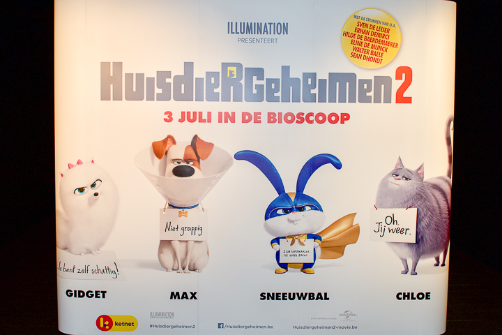 Huisdiergeheimen 2 @ Kinepolis Gent, picture 1, photographed by Bart Baevegems - FrontView Magazine