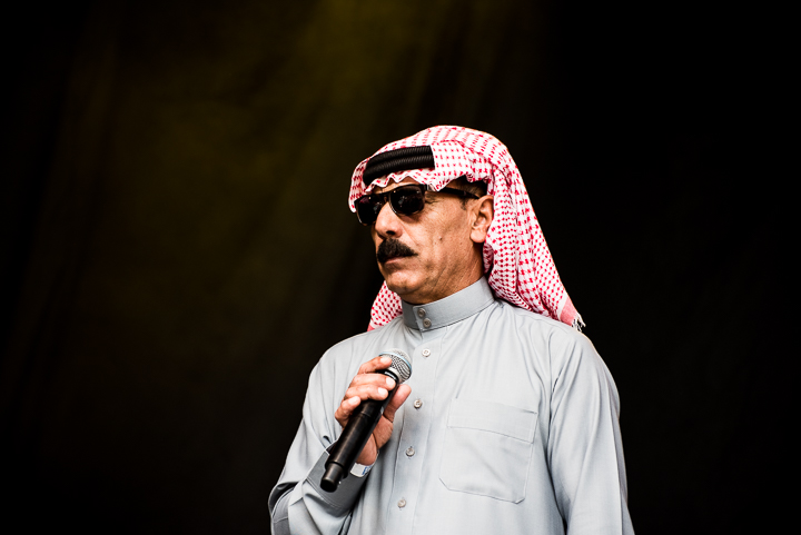 Omar Souleyman @ cactusfestival, foto 3, foto's door Diëgo De Buck - FrontView Magazine