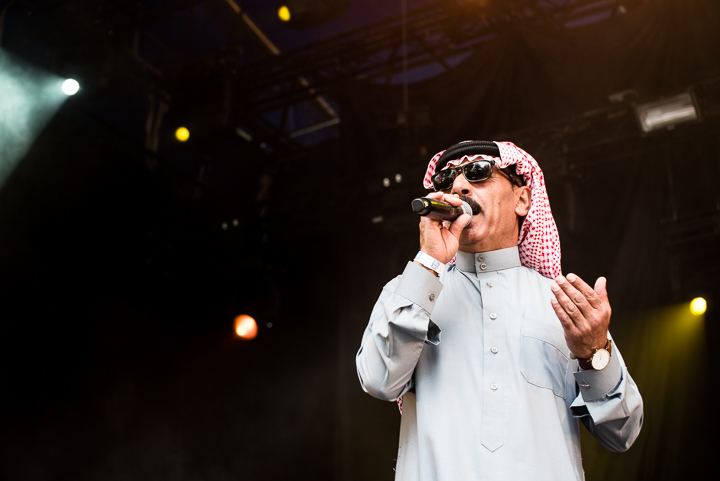 Omar Souleyman @ cactusfestival, foto 20, foto's door Diëgo De Buck - FrontView Magazine
