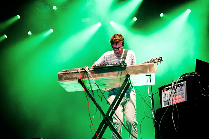 Battles @ Dour Festival 2019, picture 1, photographed by Magali Decamps - FrontView Magazine