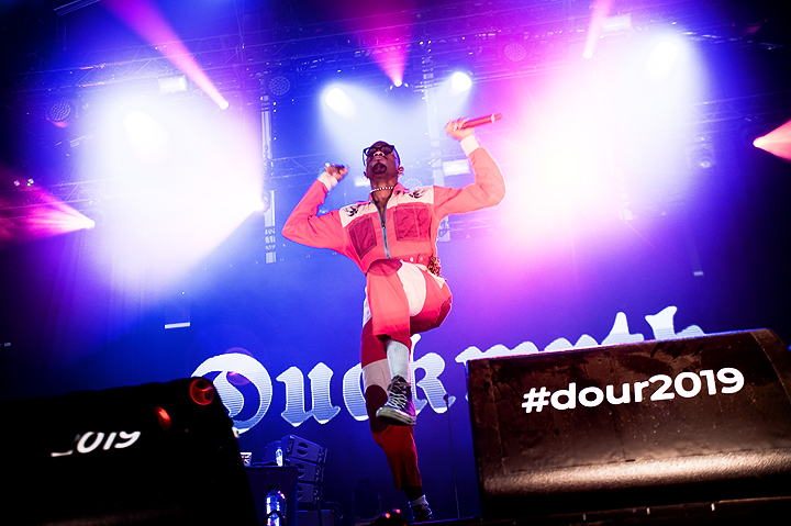 Duckwrth @ Dour Festival 2019, picture 2, photographed by Magali Decamps - FrontView Magazine
