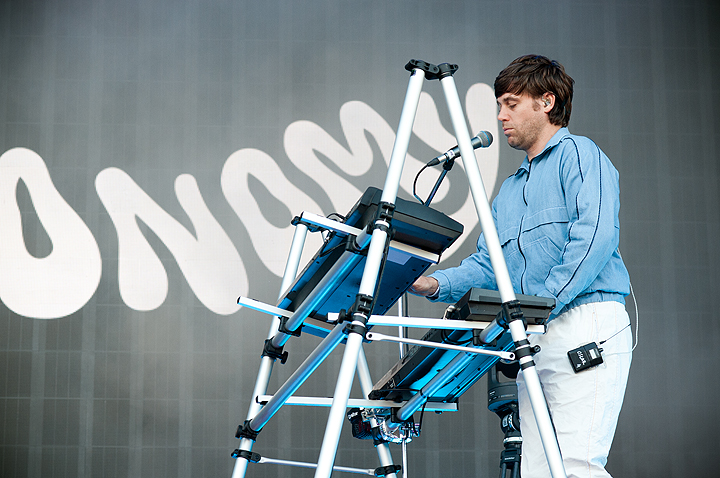 Metronomy @ Dour Festival 2019, picture 1, photographed by Magali Decamps - FrontView Magazine