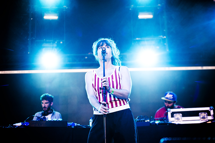Marina P & Stand High Patrol @ Dour Festival 2019, picture 5, photographed by Magali Decamps - FrontView Magazine