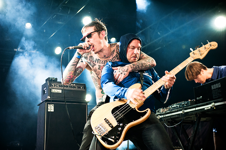 Viagra Boys @ Dour Festival 2019, picture 1, photographed by Magali Decamps - FrontView Magazine