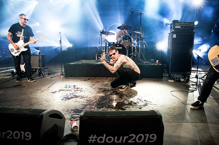 Viagra Boys @ Dour Festival 2019, picture 10, photographed by Magali Decamps - FrontView Magazine