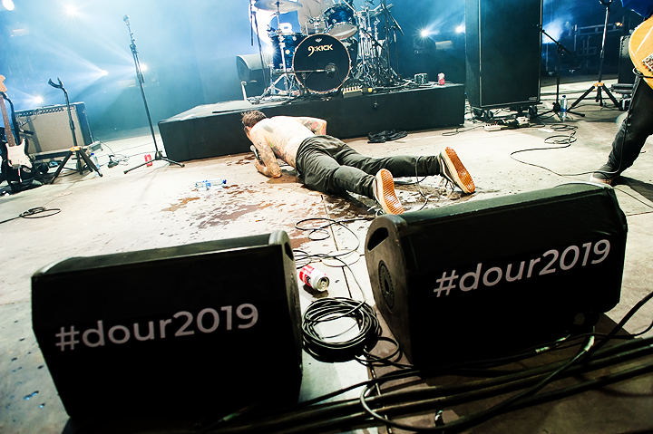 Viagra Boys @ Dour Festival 2019, picture 14, photographed by Magali Decamps - FrontView Magazine