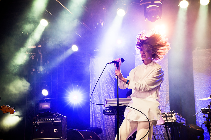 Whispering Sons @ Dour Festival 2019, picture 3, photographed by Magali Decamps - FrontView Magazine