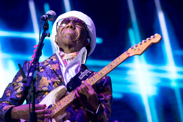 Nile Rodgers & Chic @ Bospop, foto 2, foto's door Erwin Evrard - FrontView Magazine