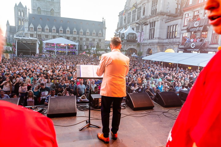 Koen Crucke @ Vlaanderen Zingt - Gentse Feesten, picture 32, photographed by Dimitri Vanlommel - FrontView Magazine