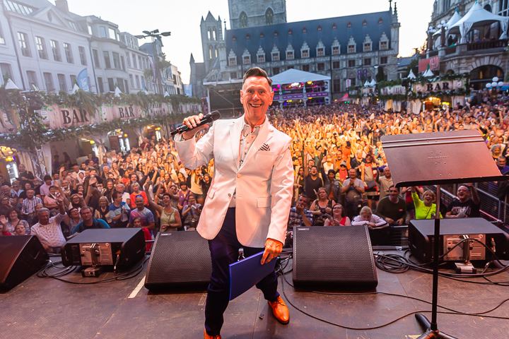 Koen Crucke @ Vlaanderen Zingt - Gentse Feesten, picture 33, photographed by Dimitri Vanlommel - FrontView Magazine
