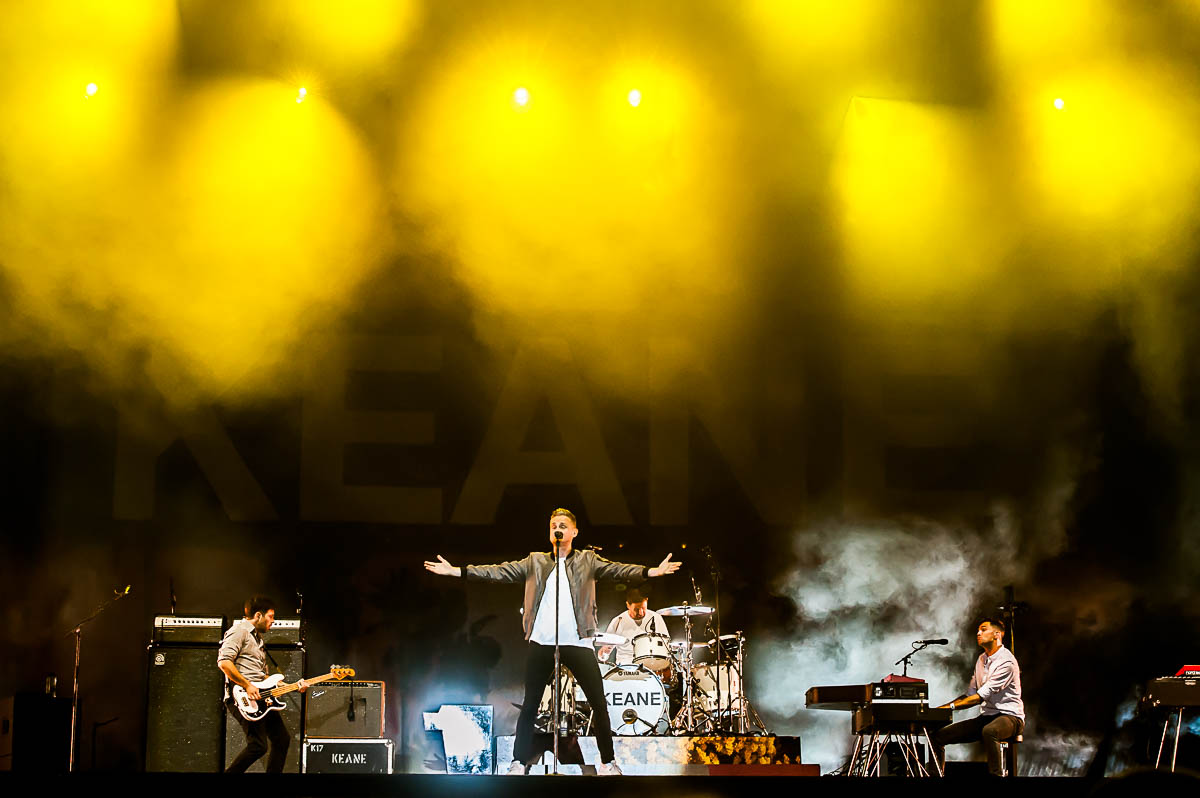 Keane @ Lokerse Feesten, foto 4, foto's door Gert Daemen - FrontView Magazine