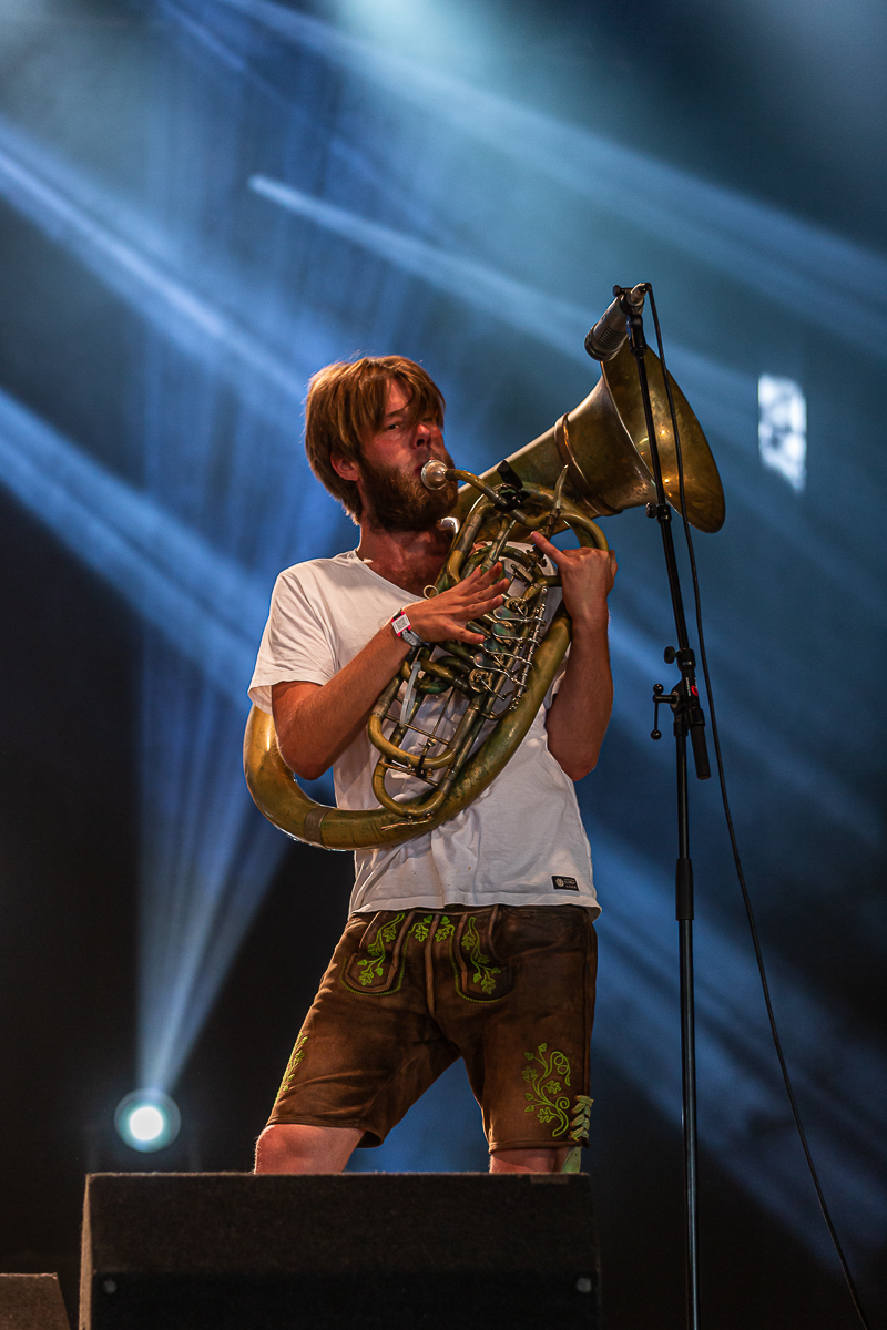 LaBrassBanda @ Dranouter, picture 3, photographed by Chris Lippens - FrontView Magazine