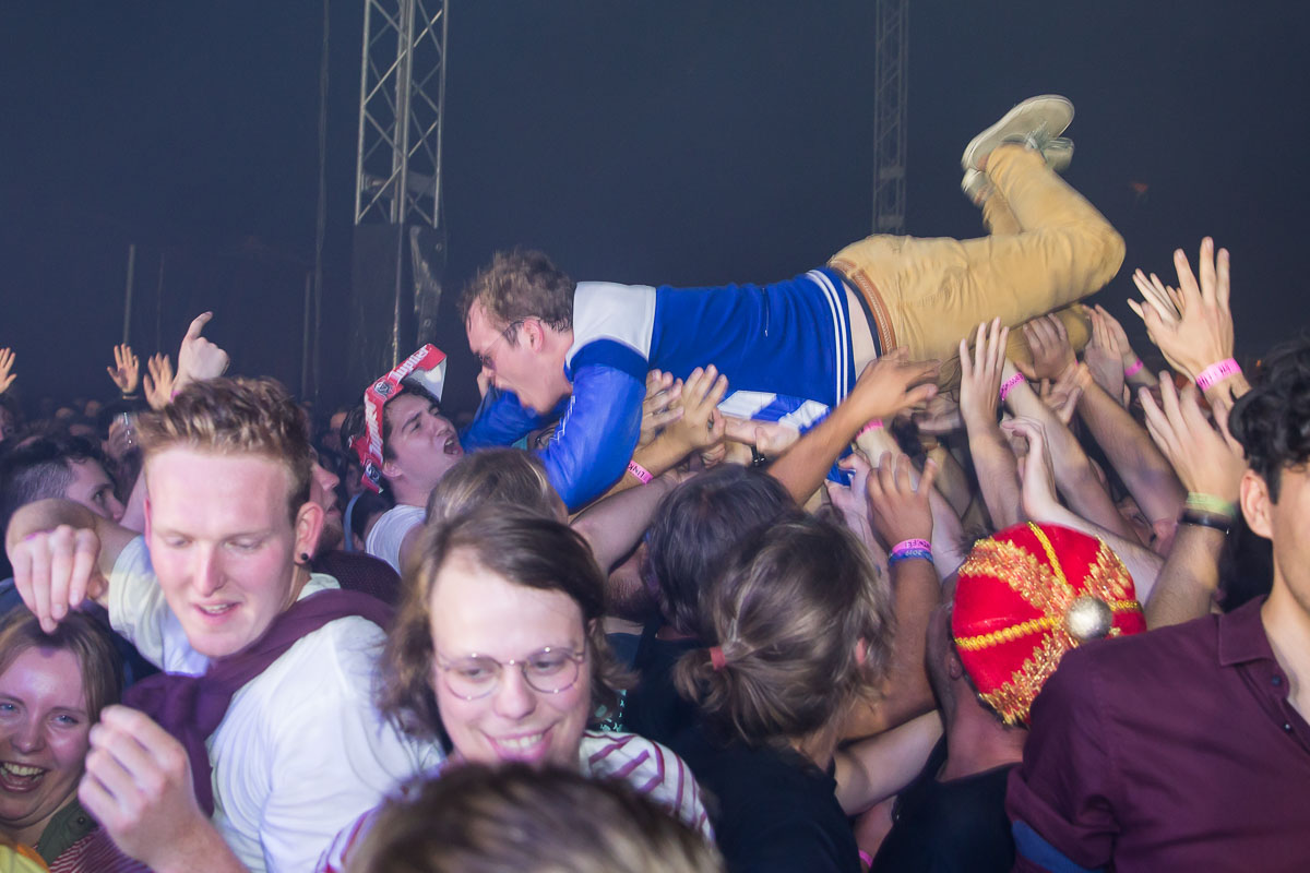 Gestapo Knallmuzik @ Linkerwoofer 2019, picture 23, photographed by Marc Verdonck - FrontView Magazine