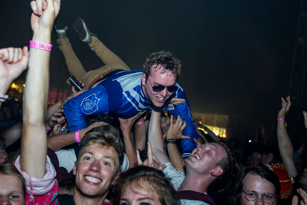 Gestapo Knallmuzik @ Linkerwoofer 2019, picture 24, photographed by Marc Verdonck - FrontView Magazine